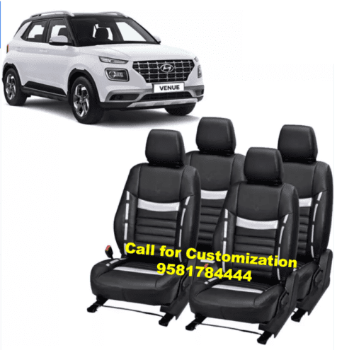 Premium Leather Car Seat Cover For Hyundai Venue