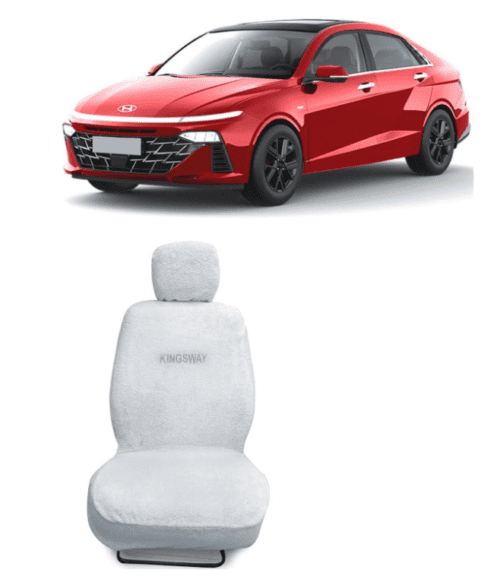 Cotton Fabric Car Seat Covers Compatible with Hyundai Verna - Image 2