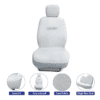 Cotton Fabric Car Seat Covers Compatible with Hyundai Verna - Image 3