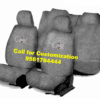 Cotton Car Seat Cover For Hyundai Xcent Grey Color