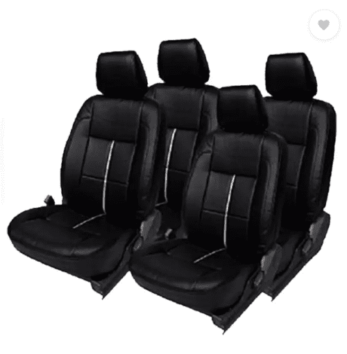 Hyundai Xcent Car Leather Car Seat Cover Black Color - Image 2