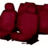 Cotton Car Seat Cover For Tata Sumo Maroon Color - Image 2