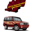 Cotton Car Seat Cover For Tata Sumo Maroon Color