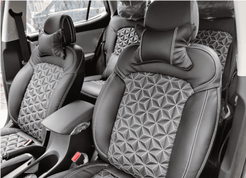 PU Leather Car Seat Cover Compatible with Tata Nexon - Image 2