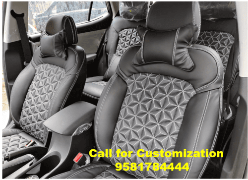 PU Leather Car Seat Cover Compatible with Tata Nexon