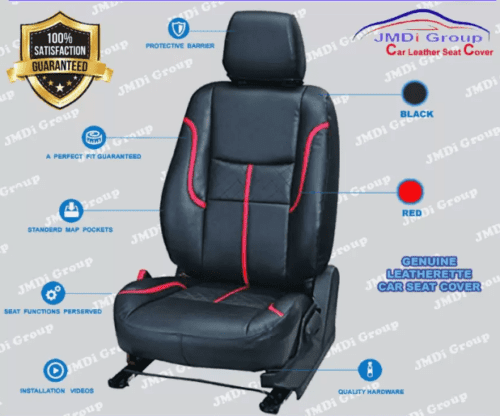 Premium Leather Car Seat Cover For Tata Tiago - Image 3