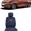 Cotton Car Seat Cover for Tata Tigor Grey Color - Image 2