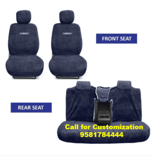 Cotton Car Seat Cover for Tata Tigor Grey Color