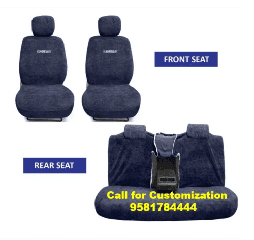 Cotton Car Seat Cover for Tata Tigor Grey Color