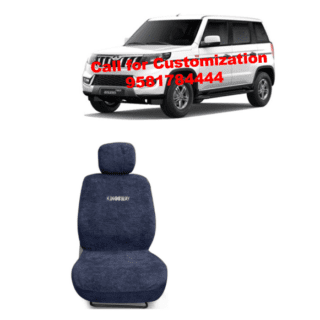 Cotton Fabric Car Seat Covers for Bolero Neo 7 Seater