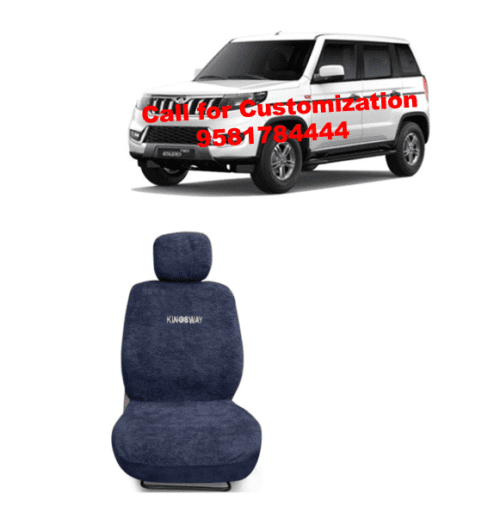 Cotton Fabric Car Seat Covers for Bolero Neo 7 Seater