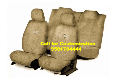 Cotton Car Seat Cover For Mahindra Bolero Gold Color