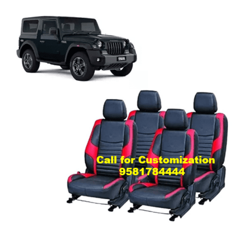 PU Leather Car Seat Cover for Mahindra Thar