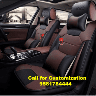 Luxury Car Leather Seat Cover Compatible with Kia Seltos