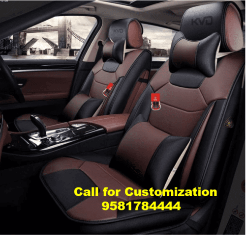 Luxury Car Leather Seat Cover Compatible with Kia Seltos