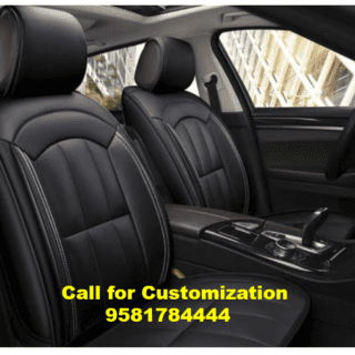 PU Leather Car Seat Cover Black Color for Volkswagen Polo