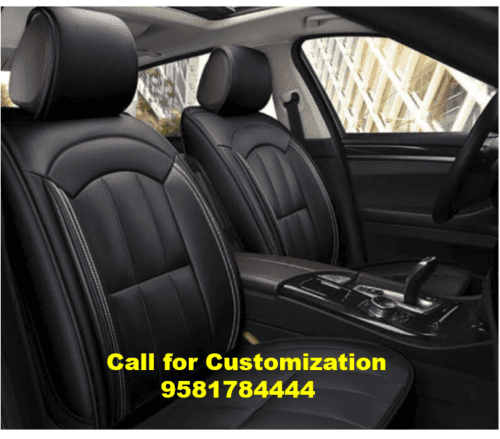 PU Leather Car Seat Cover Black Color for Volkswagen Polo