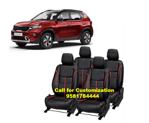 Waterproof Leather Car Seat Cover For Kia Sonet