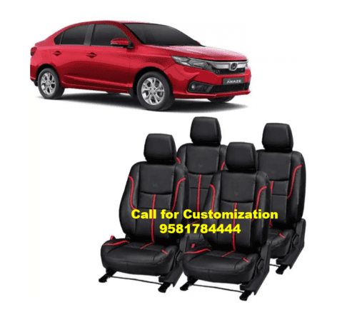 Premium Leather Car Seat Cover for Honda Amaze