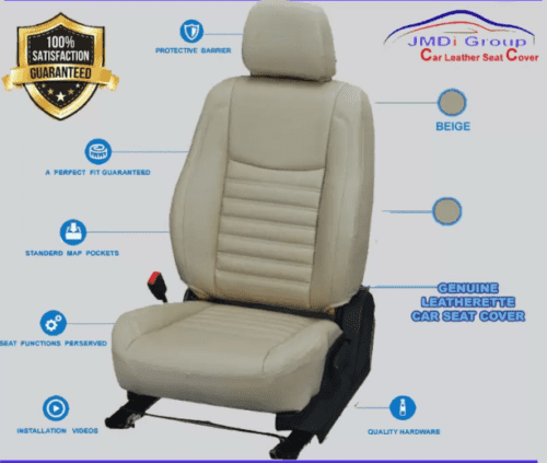Honda Brio Leather Car Seat Cover Waterproof car seat cover - Image 2