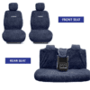 Cotton Fabric Car Seat Covers Compatible with Honda City - Image 2