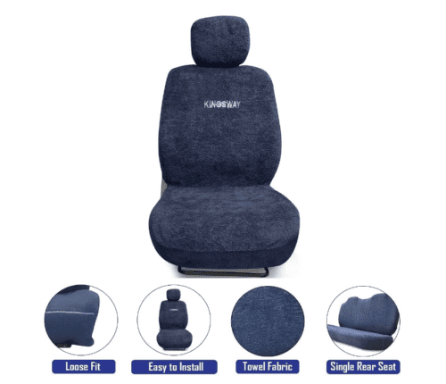 Cotton Fabric Car Seat Covers Compatible with Honda City - Image 3