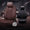 Luxury Car Seat Cover Compatible with Honda Civic black Color - Image 3