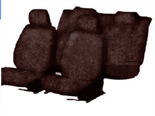 Cotton Car Seat Cover For Toyota Etios Maroon Color - Image 2
