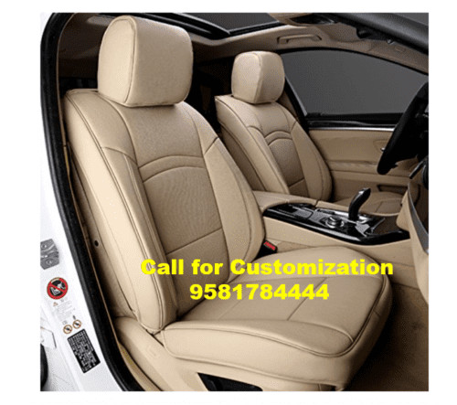 PU Leather Car Seat Cover Compatible with Toyota Fortuner