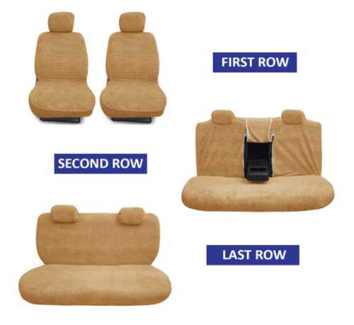 Towel Fabric Car Seat Covers Compatible with Toyota Fortuner - Image 2