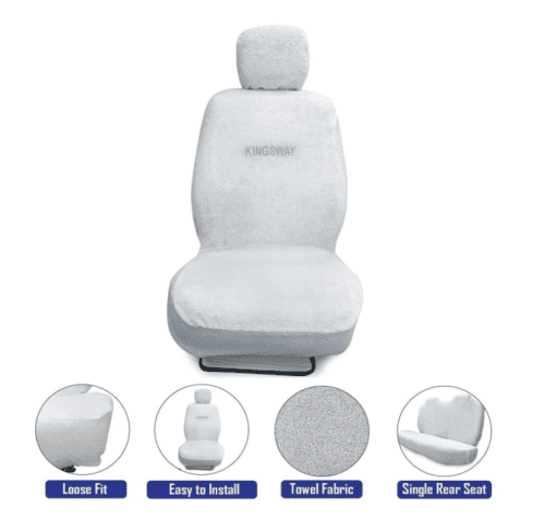 Cotton Fabric Car Seat Covers Compatible with Toyota Fortuner - Image 3