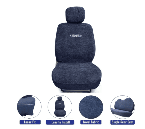 Towel Fabric Car Seat Covers Compatible with Toyota Glanza - Image 3