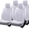 Ford Figo Car Cotton Seat Cover White Color - Image 2