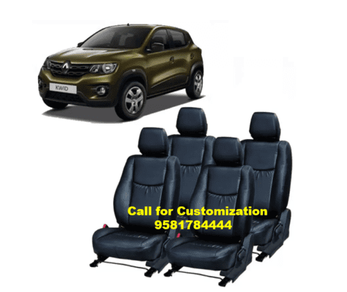 PU Premium Leather Car Seat Cover For Renault Kwid