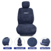 Towel Fabric Car Seat Covers Compatible with Renault Duster - Image 3