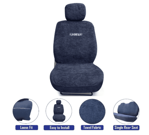 Towel Fabric Car Seat Covers Compatible with Renault Duster - Image 3