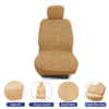 Towel Fabric Car Seat Covers Compatible with Renault Kiger - Image 3