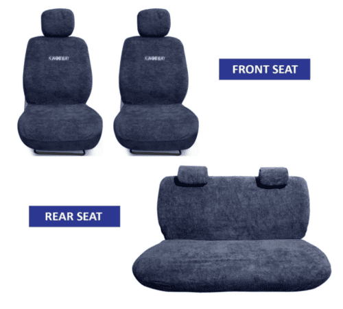 Towel Fabric Car Seat Covers Compatible with Nissan Micra - Image 2