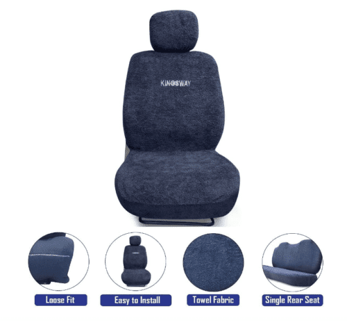 Towel Fabric Car Seat Covers Compatible with Nissan Micra - Image 3
