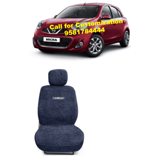 Towel Fabric Car Seat Covers Compatible with Nissan Micra