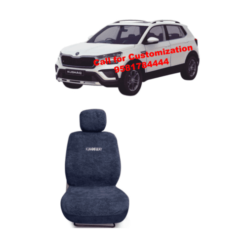 Towel Fabric Car Seat Covers Compatible with Skoda Kushaq