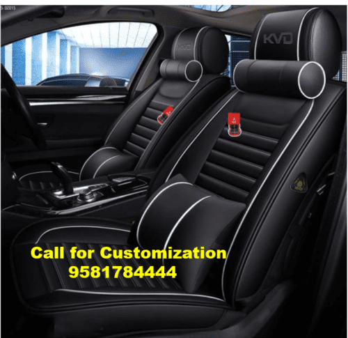 Luxury PU Car Seat Cover Compatible with Skoda Kushaq