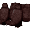Cotton Car Seat Cover For MG Hector brown color - Image 2