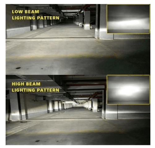 Maruti Alto K10 Car H4 Headlight White LED Bulb 72W - Image 2