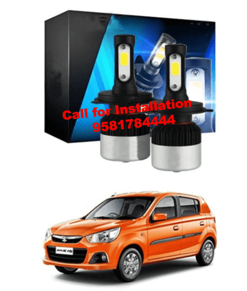Maruti Alto K10 Car H4 Headlight White LED Bulb 72W