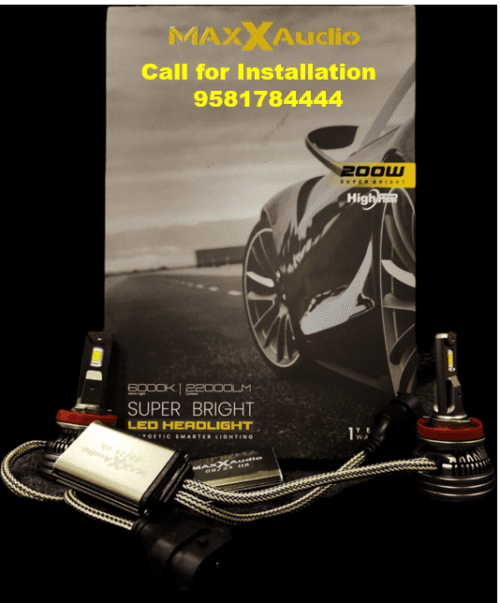Chevrolet Taigun Car MaxxAudio H4 200Watt LED Headlight Bulb